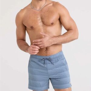 SAXX Men's Oh Buoy Stretch Volley 5" Swim Shorts